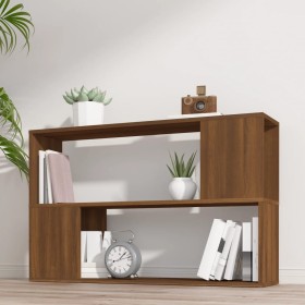 Oak brown plywood shelf 100x24x63 cm by vidaXL, Bookcases and shelves - Ref: Foro24-816040, Price: 38,99 €, Discount: %