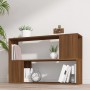 Oak brown plywood shelf 100x24x63 cm by vidaXL, Bookcases and shelves - Ref: Foro24-816040, Price: 38,27 €, Discount: %