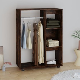 Smoked oak plywood cabinet 80x40x110 cm by vidaXL, Wardrobes - Ref: Foro24-815978, Price: 65,41 €, Discount: %