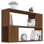 Oak brown plywood shelf 100x24x63 cm by vidaXL, Bookcases and shelves - Ref: Foro24-816040, Price: 38,27 €, Discount: %