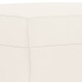 Banco de cuero sintético color crema 70x35x41 cm de vidaXL, Bancos - Ref: Foro24-349440, Precio: 53,08 €, Descuento: %