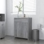 Armario de baño madera contrachapada gris Sonoma 60x33x80 cm de vidaXL, Muebles de baño - Ref: Foro24-815664, Precio: 74,32 €...