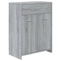 Armario de baño madera contrachapada gris Sonoma 60x33x80 cm de vidaXL, Muebles de baño - Ref: Foro24-815664, Precio: 74,32 €...