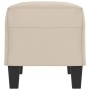 Cream microfiber fabric bench 70x35x41 cm by vidaXL, Banks - Ref: Foro24-349449, Price: 55,45 €, Discount: %