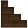 Oak brown shelving 155x24x160 cm by vidaXL, Bookcases and shelves - Ref: Foro24-815362, Price: 81,81 €, Discount: %