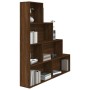 Eichenbraunes Regal 155x24x160 cm von vidaXL, Bücherregale und Regale - Ref: Foro24-815362, Preis: 82,21 €, Rabatt: %