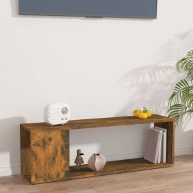 Smoked oak plywood TV cabinet 100x24x32 cm by vidaXL, TV Furniture - Ref: Foro24-816035, Price: 31,85 €, Discount: %