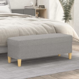 Light gray fabric bench 100x35x41 cm by vidaXL, Banks - Ref: Foro24-349375, Price: 58,09 €, Discount: %