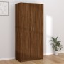 Brown oak plywood cabinet 90x52x200 cm by vidaXL, Wardrobes - Ref: Foro24-815356, Price: 205,65 €, Discount: %