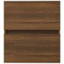 Oak brown plywood washbasin cabinet 41x38.5x45cm by vidaXL, Bathroom furniture - Ref: Foro24-815647, Price: 43,66 €, Discount: %