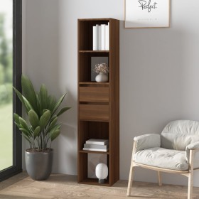 Regal aus braunem Eichensperrholz, 36 x 30 x 171 cm von vidaXL, Bücherregale und Regale - Ref: Foro24-815536, Preis: 73,77 €,...