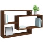 Brown oak engineered wood wall shelf 104x20x58.5 cm by vidaXL, Shelves and shelves - Ref: Foro24-815290, Price: 41,37 €, Disc...