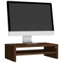 Plywood oak brown monitor stand 42x24x13cm by vidaXL, TV Furniture - Ref: Foro24-815269, Price: 22,20 €, Discount: %