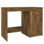 Escritorio madera contrachapada roble ahumado 100x50x76 cm de vidaXL, Escritorios - Ref: Foro24-815486, Precio: 64,28 €, Desc...