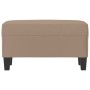 Banco de cuero sintético color capuchino 70x35x41 cm de vidaXL, Bancos - Ref: Foro24-349444, Precio: 53,55 €, Descuento: %