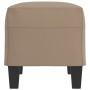 Banco de cuero sintético color capuchino 70x35x41 cm de vidaXL, Bancos - Ref: Foro24-349444, Precio: 53,55 €, Descuento: %