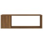 Brown oak plywood TV cabinet 100x24x32 cm by vidaXL, TV Furniture - Ref: Foro24-816037, Price: 29,75 €, Discount: %