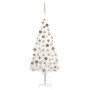 Árbol de Navidad preiluminado con luces y bolas blanco 180 cm de vidaXL, Arboles de navidad - Ref: Foro24-3077634, Precio: 15...