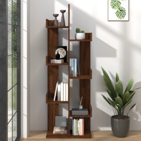 Brown oak plywood shelf 48x25.5x140 cm by vidaXL, Bookcases and shelves - Ref: Foro24-816007, Price: 55,55 €, Discount: %