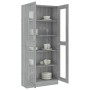 Sonoma gray plywood display case 82.5x30.5x185.5 cm by vidaXL, Bookcases and shelves - Ref: Foro24-815622, Price: 181,39 €, D...