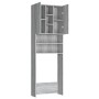 Sonoma gray washing machine cabinet 64x25.5x190 cm by vidaXL, Accessories for washing machines and dryers - Ref: Foro24-81595...