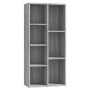 Estantería color gris Sonoma 50x25x106 cm de vidaXL, Librerías y estanterías - Ref: Foro24-815445, Precio: 58,99 €, Descuento: %