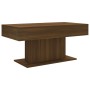 Brown oak plywood coffee table 96x50x45 cm by vidaXL, Coffee table - Ref: Foro24-815836, Price: 50,74 €, Discount: %