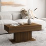 Brown oak plywood coffee table 96x50x45 cm by vidaXL, Coffee table - Ref: Foro24-815836, Price: 50,74 €, Discount: %