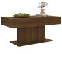 Brown oak plywood coffee table 96x50x45 cm by vidaXL, Coffee table - Ref: Foro24-815836, Price: 50,74 €, Discount: %