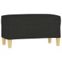 Black fabric bench 70x35x41 cm by vidaXL, Banks - Ref: Foro24-349371, Price: 51,35 €, Discount: %