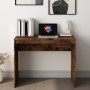 Smoked oak plywood desk 90x40x72 cm by vidaXL, Desks - Ref: Foro24-815303, Price: 41,35 €, Discount: %