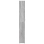 Armario de pasillo madera contrachapada gris Sonoma 55x25x189cm de vidaXL, Armarios roperos - Ref: Foro24-815517, Precio: 101...