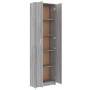 Armario de pasillo madera contrachapada gris Sonoma 55x25x189cm de vidaXL, Armarios roperos - Ref: Foro24-815517, Precio: 101...