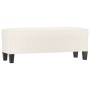 Cream synthetic leather bench 100x35x41 cm by vidaXL, Banks - Ref: Foro24-349460, Price: 59,07 €, Discount: %