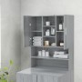 Sonoma gray washing machine cabinet 70.5x25.5x90 cm by vidaXL, Accessories for washing machines and dryers - Ref: Foro24-8159...