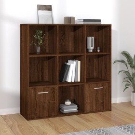 Oak brown shelving 98x30x98 cm by vidaXL, Bookcases and shelves - Ref: Foro24-815449, Price: 96,20 €, Discount: %