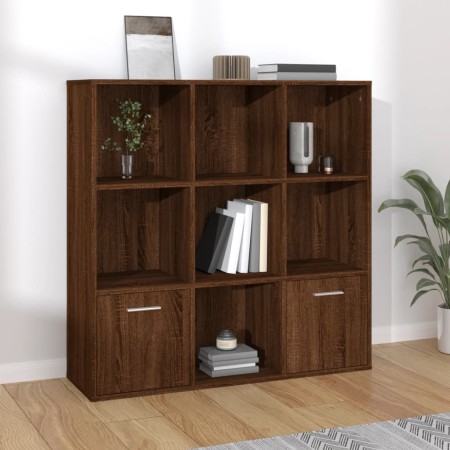 Oak brown shelving 98x30x98 cm by vidaXL, Bookcases and shelves - Ref: Foro24-815449, Price: 89,58 €, Discount: %