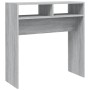 Sonoma gray plywood console table 78x30x80 cm by vidaXL, Side tables - Ref: Foro24-815937, Price: 35,11 €, Discount: %