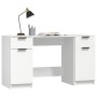 White plywood desk with side cabinet by vidaXL, Desks - Ref: Foro24-3115908, Price: 158,00 €, Discount: %