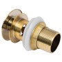 Push drain overflow function gold 6.4x6.4x9.1 cm by vidaXL, Faucets - Ref: Foro24-149057, Price: 16,98 €, Discount: %