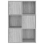 Mueble de almacenaje gris Sonoma 60x29,5x90 cm de vidaXL, Librerías y estanterías - Ref: Foro24-815454, Precio: 87,80 €, Desc...