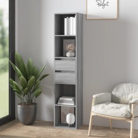 Sonoma gray plywood shelving 36x30x171 cm by vidaXL, Bookcases and shelves - Ref: Foro24-815535, Price: 72,99 €, Discount: %