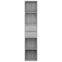 Sonoma gray plywood shelving 36x30x171 cm by vidaXL, Bookcases and shelves - Ref: Foro24-815535, Price: 72,70 €, Discount: %