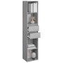 Sonoma gray plywood shelving 36x30x171 cm by vidaXL, Bookcases and shelves - Ref: Foro24-815535, Price: 72,70 €, Discount: %