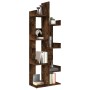 Smoked oak plywood shelf 48x25.5x140 cm by vidaXL, Bookcases and shelves - Ref: Foro24-816005, Price: 49,77 €, Discount: %