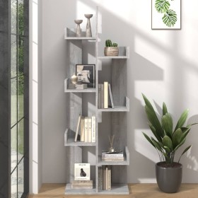 Sonoma gray plywood shelving 48x25.5x140 cm by vidaXL, Bookcases and shelves - Ref: Foro24-816006, Price: 62,97 €, Discount: %