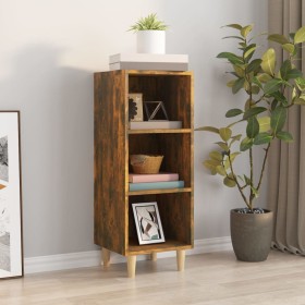 Smoked oak plywood sideboard 34.5x32.5x90 cm by vidaXL, Sideboards - Ref: Foro24-817420, Price: 32,99 €, Discount: %