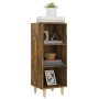 Aparador madera contrachapada roble ahumado 34,5x32,5x90 cm de vidaXL, Aparadores - Ref: Foro24-817420, Precio: 39,77 €, Desc...