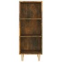 Aparador madera contrachapada roble ahumado 34,5x32,5x90 cm de vidaXL, Aparadores - Ref: Foro24-817420, Precio: 39,77 €, Desc...