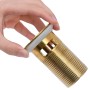 Push drain overflow function gold 6.4x6.4x9.1 cm by vidaXL, Faucets - Ref: Foro24-149057, Price: 16,98 €, Discount: %